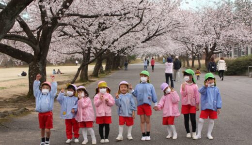 さくら満開　花見へ　3月30日