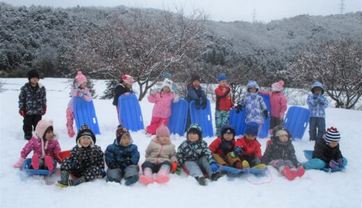 かがで学ぶ　山中温泉東谷地区での雪遊び　１月20日