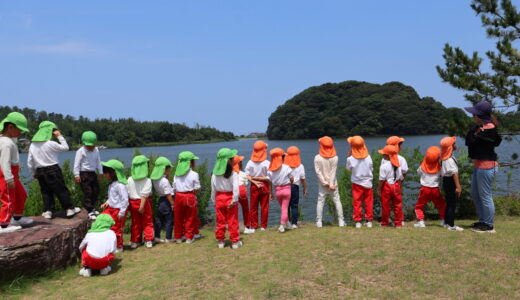 かがで学ぶ　鹿島の森と蓮如の里公園　7月23日