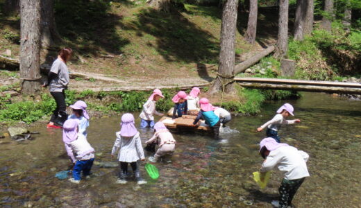 かがで学ぶ教室　県民の森　８月６日